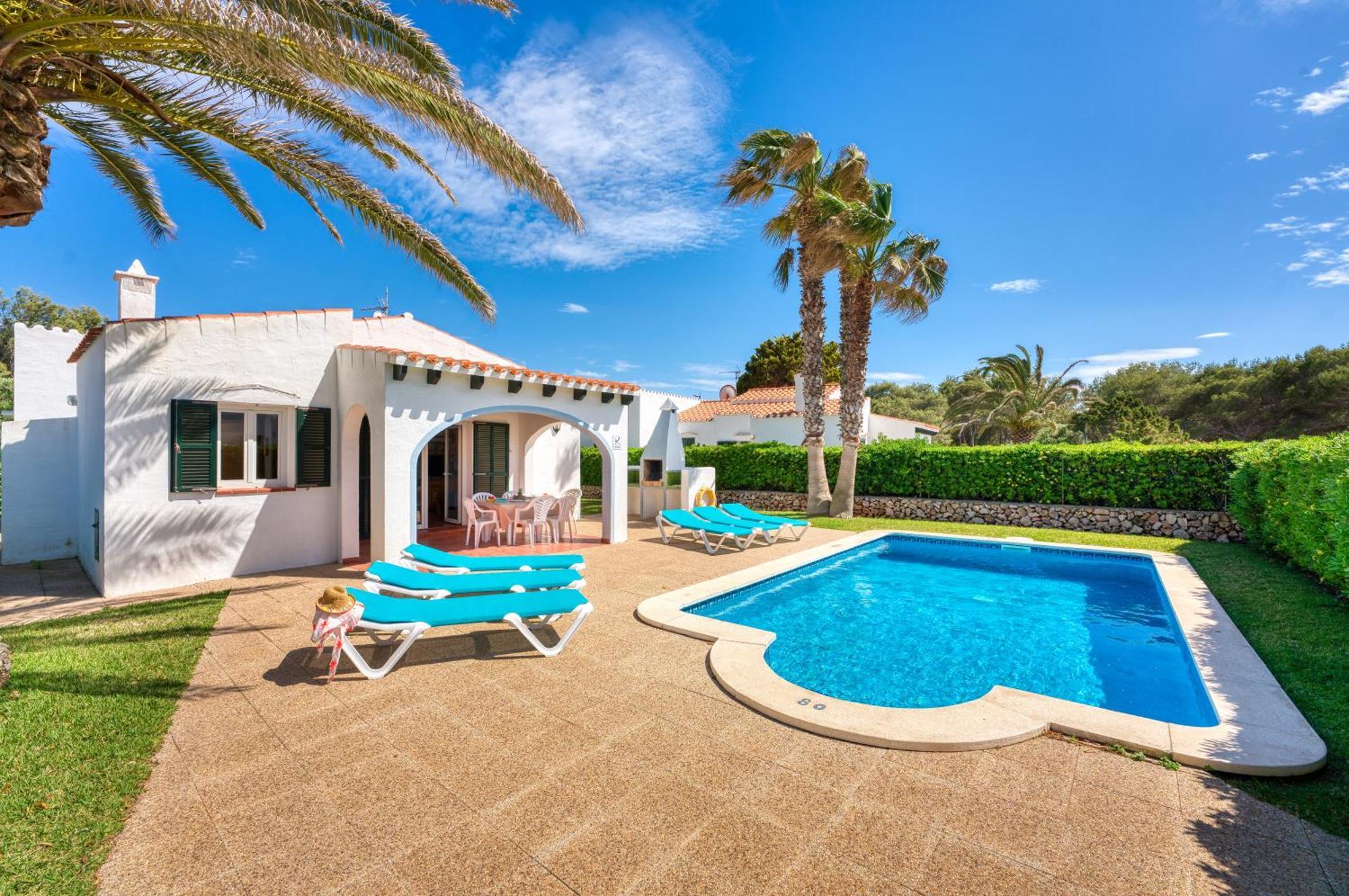 Jordi Bonita Villa Con Piscina En Menorca Cala' en Bosch Bagian luar foto